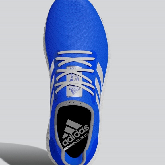 adidas Blue White Athletic Running Shoes main image 10